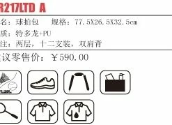 Victor BR-217 LTD Sports Bag -Badminton Rackets Shop BR 217 LTD 4