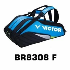 Victor BR-8208 F (12rackets) Badminton Tennis Sports Bag Black