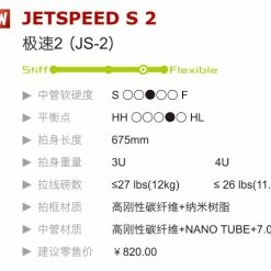 Victor JetSpeed 2 Badminton Racquet -Badminton Rackets Shop JS 2 7